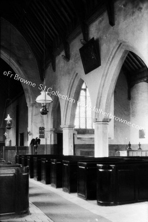 ST ANDREWS NAVE, AAISLE & CHANCEL FROM N.W.